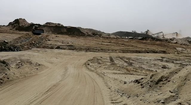 أعمال القطع والردم مشروع الطايف